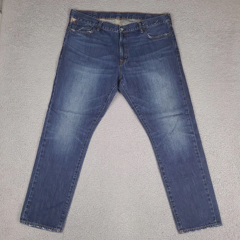 Denim & Supply Ralph Lauren Jeans Mens 40x30.5 Blue Straight‎ Taper Denim